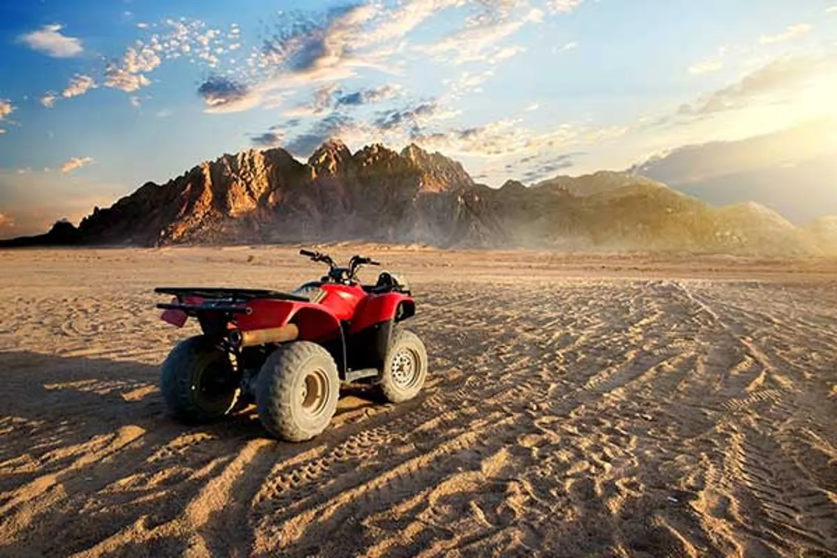 Quad bike desert safari Hurghada adventure